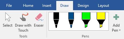 Microsoft Office Tutorials: Draw and write with ink in Office