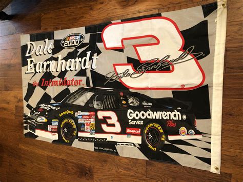 Dale Earnhardt The Intimidator Nascar Banner Flag X