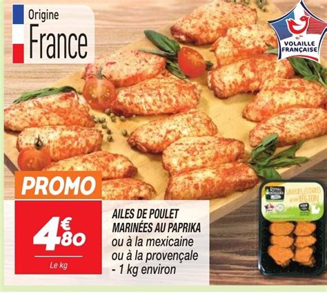 Promo Ailes De Poulet Marin Es Au Paprika Ou La Mexicaine Ou La