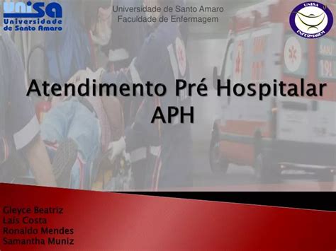 PPT Atendimento Pré Hospitalar APH PowerPoint Presentation free