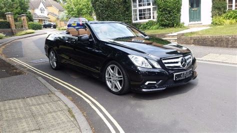 2010 MERCEDES BENZ E500 CONVERTIBLE AUTOMATIC 5.5 PETROL BLACK TAN ...