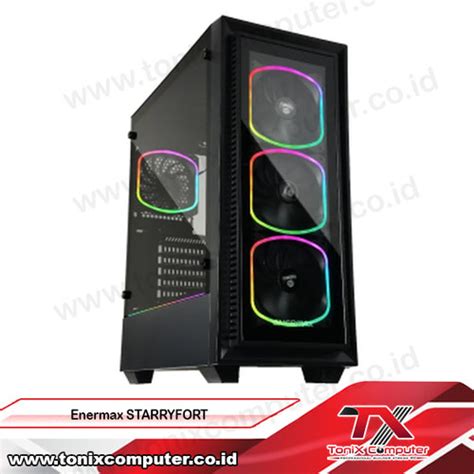 promo enermax staryfort  squa rgb fan casing pc gaming cicil