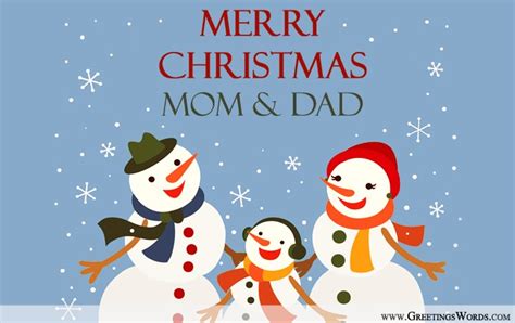 Christmas Greetings Wishes Messages For Mom Dad