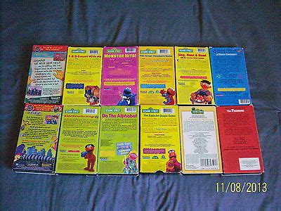 Sesame Street Vhs Lot Of