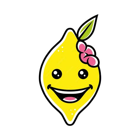 Premium Vector Cute Smart Lemon Vector Art