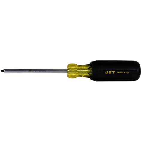 Jet 720653 1 X 4″ Square Cushion Grip Screwdriver Adams Tarp And Tool Ltd