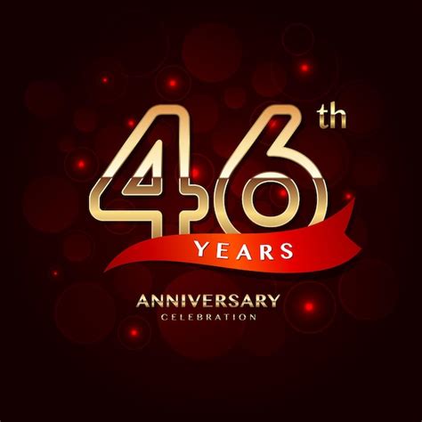 Premium Vector Th Year Anniversary Celebration Logo Design With A