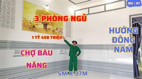 3 Phòng Ngủ Nhà Mặt Tiền Hẻm Chợ Bàu Năng Khu Dân Cư Gần Trường Học