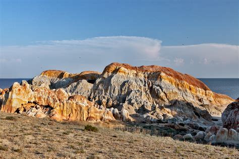 Flaming sand of Lake Zaysan · Kazakhstan travel and tourism blog