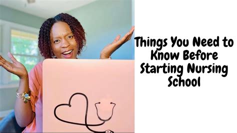 What I Wish I Known Before Starting Nursing School Youtube