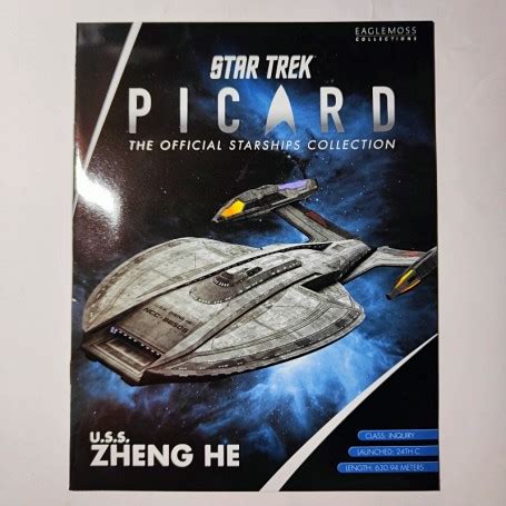 U.S.S. ZHENG HE NCC-86505 (STPEN002). EAGLEMOSS STAR TREK PICARD ...