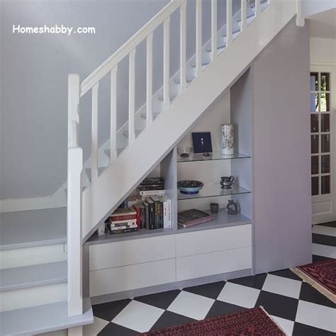 Ide Rak Bawah Tangga Yang Inventif Homeshabby Design Home