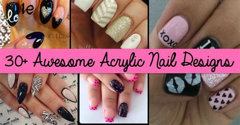 30 Awesome Acrylic Nail Designs Youll Want To Copy Immediately Pink