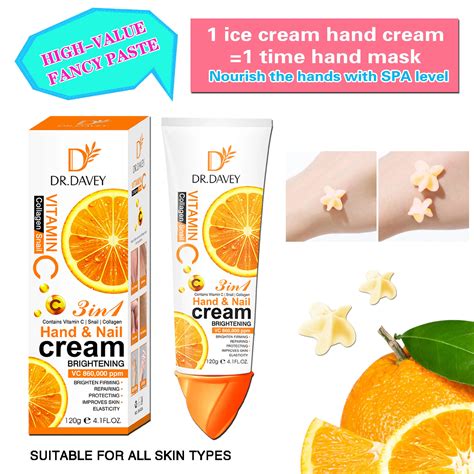 Dr Davey Ice Cream Flower Hand Cream With Argan Collagen Vitamin C