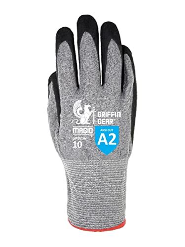 Magid General Purpose Level A2 Cut Resistant Work Gloves 12 Pr Foam