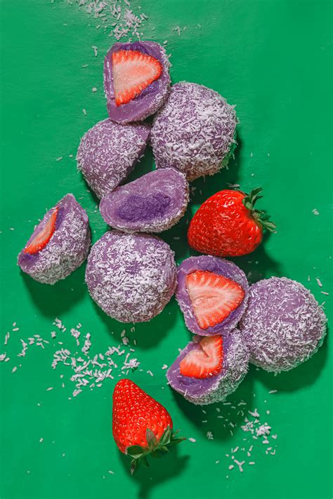 Ube Mochi with Ube Halaya Filling Recipe - kiyafries