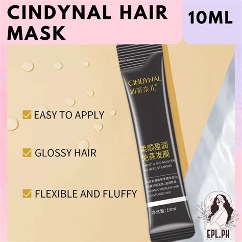 Cindynal Smooth And Moisten No Need Steaming Hair Film Moisturizing And Nourishing Improve Hair