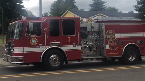 Salem Fire Department Engine 7 Returning Youtube