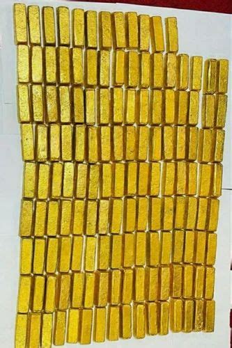 98.14% golden yellow Gold Dore Bars at best price in Thane | ID ...