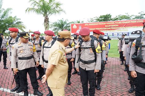 Makmur Marbun Hadiri Apel Pengamanan Pemilu