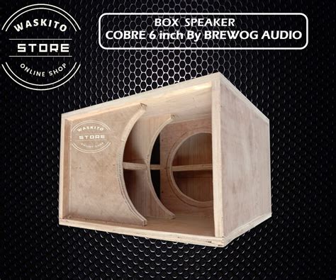 Box Speaker Cobre Inch Box Viral Brewog Audio Bahan Triplek Mm