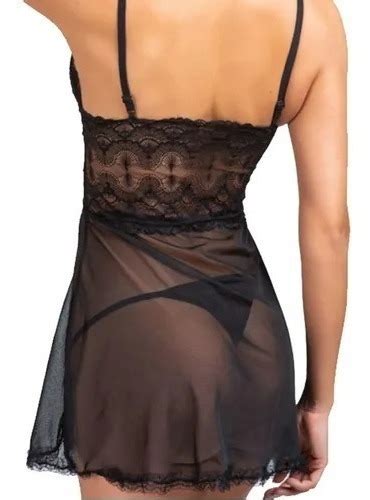 Kit Lingerie Fantasia Camisola Sexy C Calcinha Sensual Luxo MercadoLivre