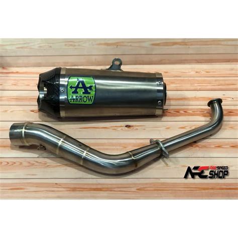 Jual Knalpot Knalpot Arrow Works Titanium Nmax Fullsystem