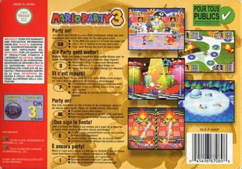 Mario Party 3 Box Shot For Nintendo 64 GameFAQs