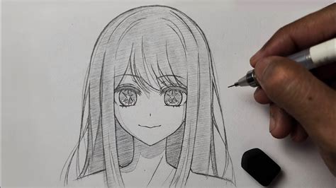 How To Draw Ai Hoshino In Easy Way Oshi No Ko Youtube