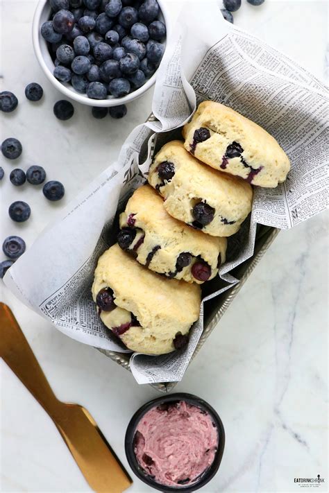 Vegan Blueberry Biscuits With Blueberry Butter Labeless Nutrition