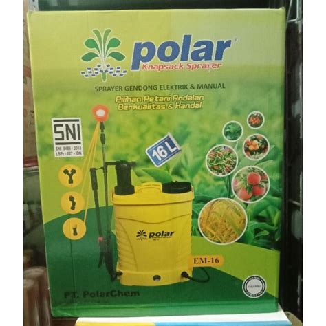 Jual Alat Semprot Tangki Polar Elektrik 2in1 Knapsack Sprayer Polar 2