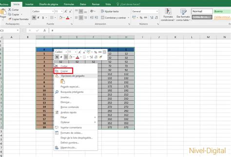 Pega F Cilmente Una Tabla De Excel A Word Nivel Digital