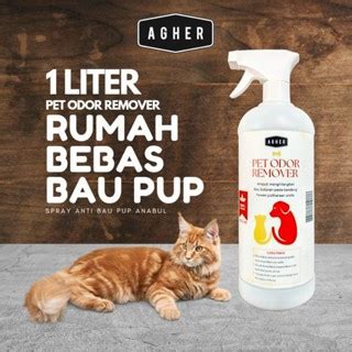 Promo Penghilang Bau Kotoran Kencing Kucing 1 Liter Spray Pesing PUP