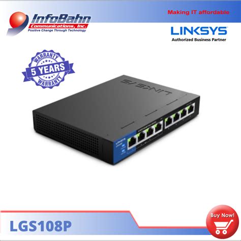 Linksys Port Business Desktop Gigabit Switch Lgs I Lgs Lgs