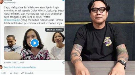 Dulu Tuduh Gofar Hilman Lakukan Pelecehan Seksual Kini Akun Quweenjojo