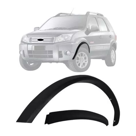 Moldura Paralama Ecosport 03 12 Diant LE Preto Ferkautoparts Peças e