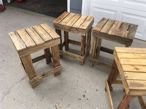 Comment Bricoler Un Beau Tabouret En Palette Tabouret De Palette