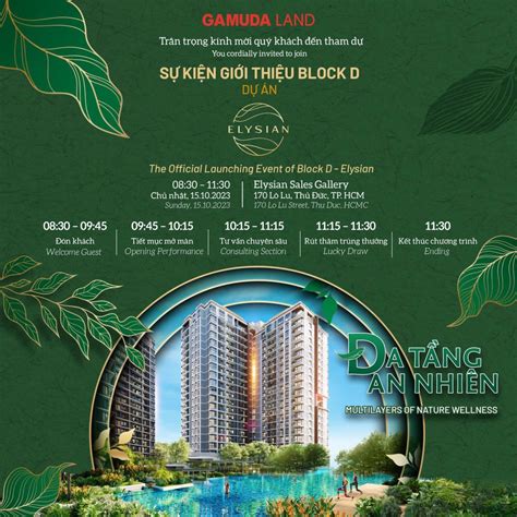 SỰ KiỆn GiỚi ThiỆu Block D DỰ Án Elysian Gamuda Land