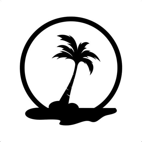 Desenho De Palm Coqueiro Logotipo Cone Png Desenho De Rvore