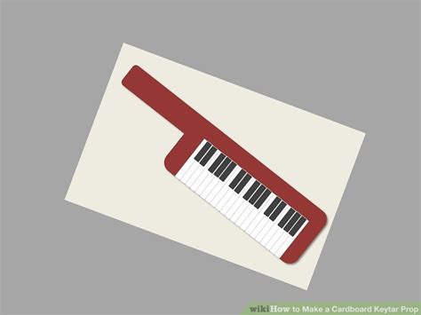 How To Make A Cardboard Keytar Prop 10 Steps With Pictures