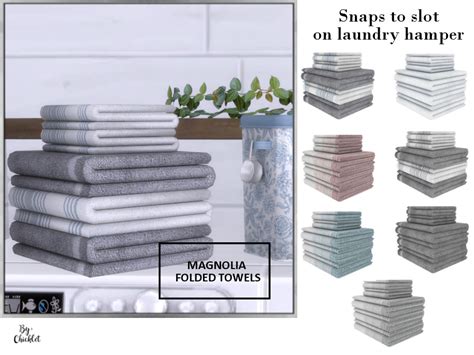 Chicklet S Magnolia Laundry Room Folded Towels