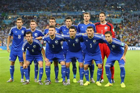 Bosnia And Herzegovina Players Pose For A Team Photo World Cup 2014