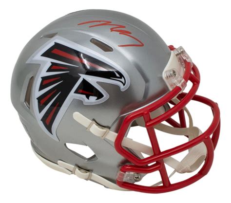 Michael Vick Signed Falcons Flash Alternate Speed Mini Helmet With