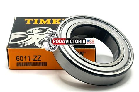 TIMKEN 6011 ZZ DEEP GROOVE BALL BEARING METAL SHIELDED 55x90x18mm