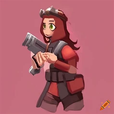 Mimi Sentry Simple Concept Art Team Fortress 2