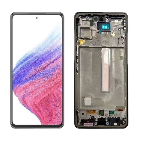 Display Samsung A536 A53 GH82 28024A 28025A 5G Con Marco Neg Repuestos