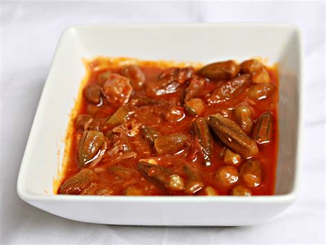 Bamya Bel Lahmeh Okra Stew With Lamb Meat Is A Popular Main Course In