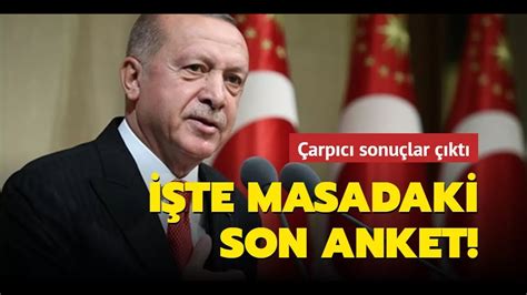 İşte Yapılan Son Anket Cumhur İttifakı mı Millet İttifakı mı Erdoğan