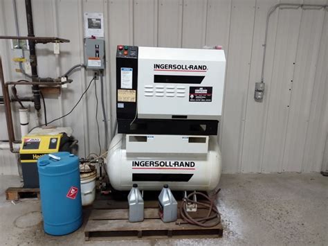 Ingersoll Rand Ssr Ep Cfm Hp Ph Rotary Screw Compressor W Zeks