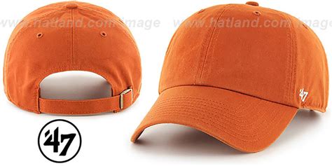 47 Blank Classic Strapback Burnt Orange Hat